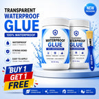 Transparent Waterproof Glue (Pack of 2) + Free Brush
