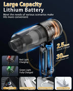 3-in-1 Air Duster and Vacuum Cleaner – Wireless and Powerful