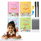 Sank Magic Practice Copybook (4 BOOKS,1 PEN,1 GRIP,10 REFILL)