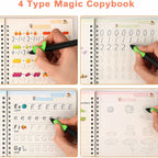 Sank Magic Practice Copybook (4 BOOKS,1 PEN,1 GRIP,10 REFILL)