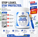 Transparent Waterproof Glue (Pack of 2) + Free Brush