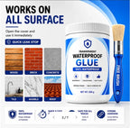 Transparent Waterproof Glue (Pack of 2) + Free Brush