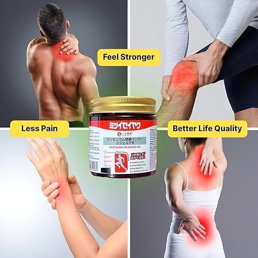 New Japanese Instant Pain Relief Soothing Massage Gel (Buy 1 Get 1 Free)